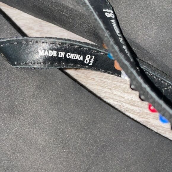 YELLOW BOX JELLOW multi color crystals sz 8.5 - Picture 4 of 9